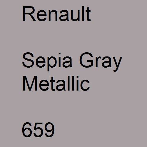 Renault, Sepia Gray Metallic, 659.